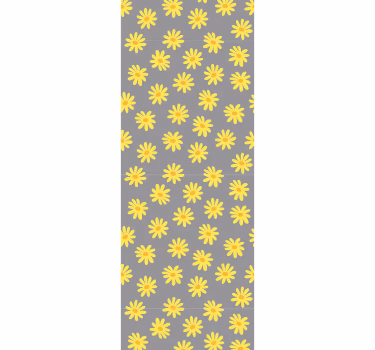 壁紙 花 花柄の太陽の光模様 - TENSTICKERS