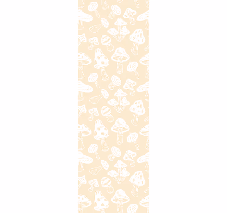 動物 壁紙 キノコのスケッチ - TENSTICKERS