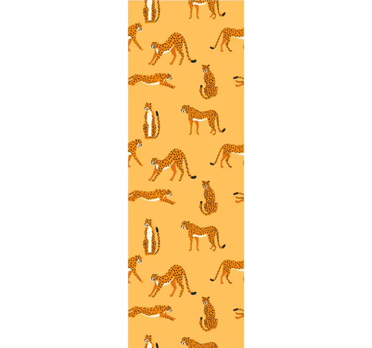 動物 壁紙 遊び好きなヒョウ - TENSTICKERS