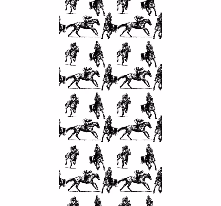 動物 壁紙 馬術モチーフ - TENSTICKERS