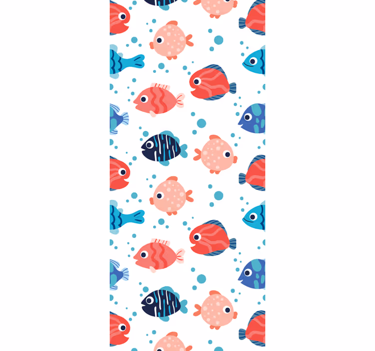 魚壁紙 水遊び - TENSTICKERS