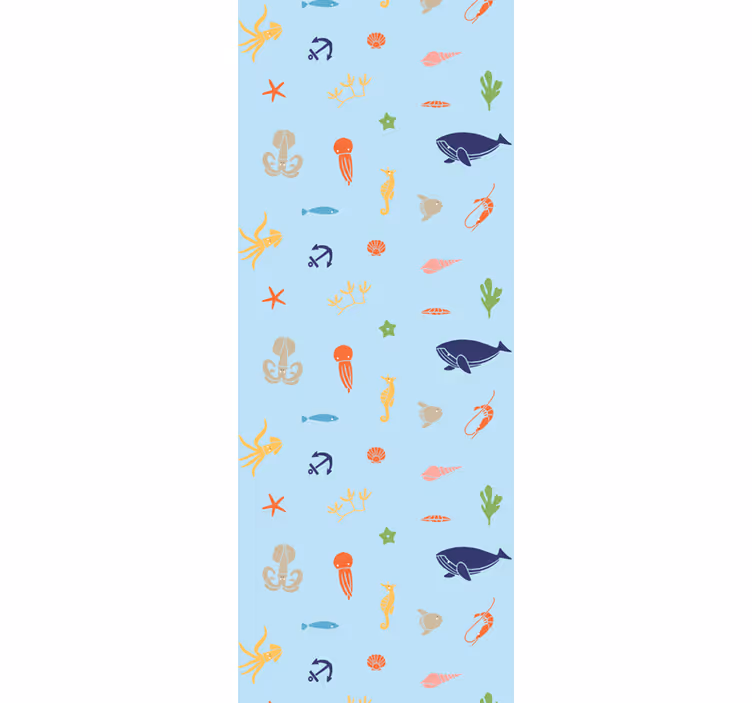 動物 壁紙 海洋動物のパターン - TENSTICKERS