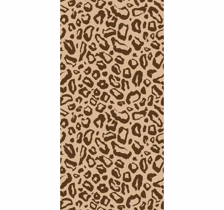 ヒョウ壁紙ベージュのヒョウ柄 - TENSTICKERS