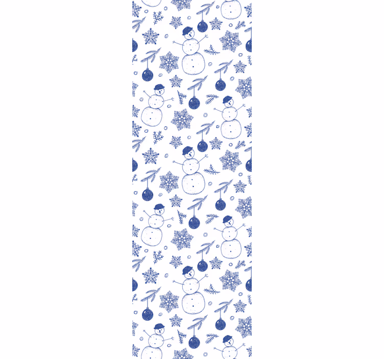 クリスマス 壁紙 休日の雪だるまのパターン - TENSTICKERS