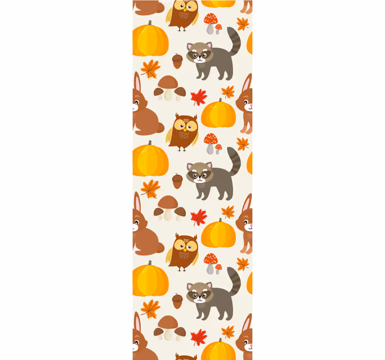 動物 壁紙 秋の動物模様 - TENSTICKERS