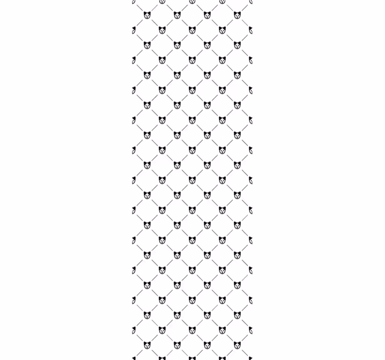 猫 壁紙 猫のシルエットパターン - TENSTICKERS
