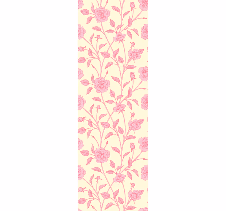 入口の壁紙魅力的な花のアレンジメント - TENSTICKERS