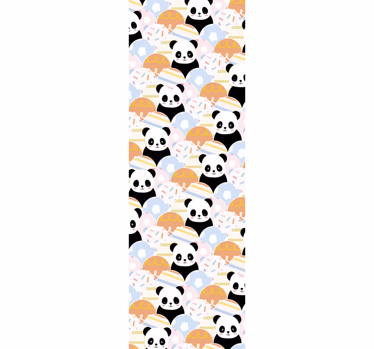 動物 壁紙 パンダ柄 - TENSTICKERS
