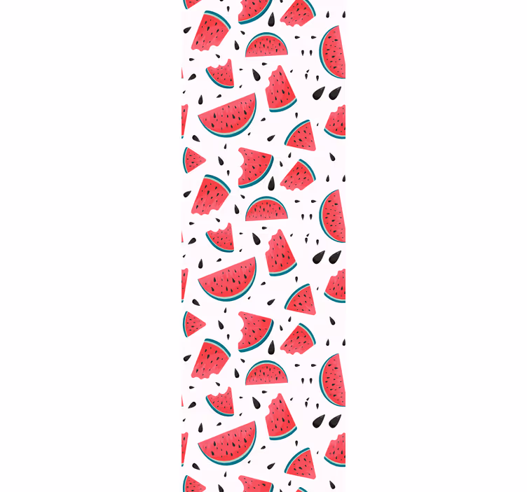 キッチン 壁紙 ジューシーなスイカのスライス - TENSTICKERS
