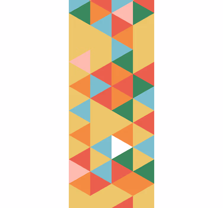 幾何学的な三角形のcoloroverflowの壁紙 - TENSTICKERS
