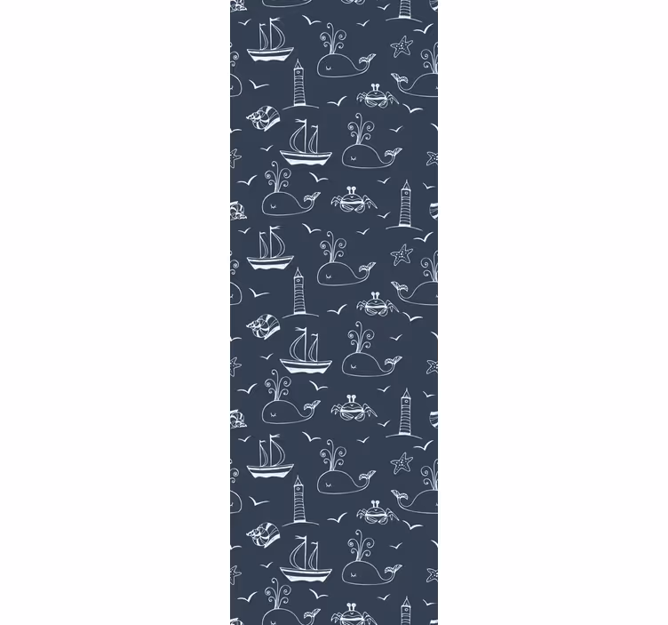 魚壁紙クジラの海洋シーン - TENSTICKERS