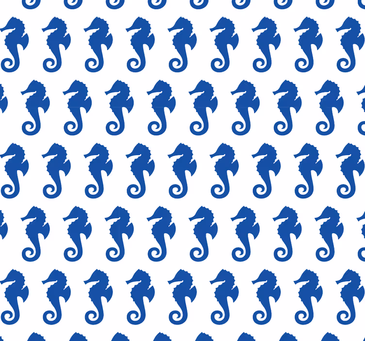 動物 壁紙 タツノオトシゴ模様 - TENSTICKERS