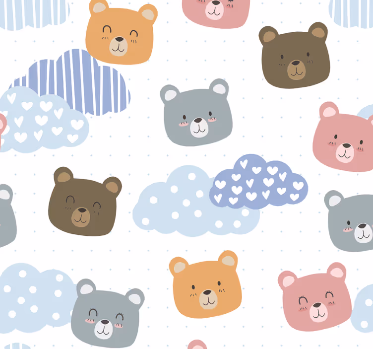 猫 壁紙 漫画クマ雲 - TENSTICKERS