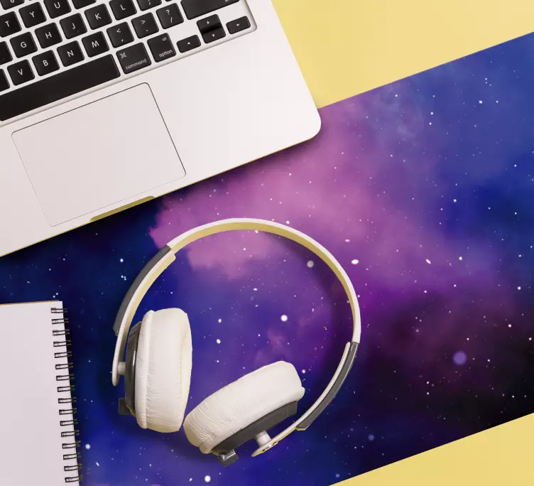 星のゲーミングマウスパッドを備えた3d宇宙空 - TENSTICKERS