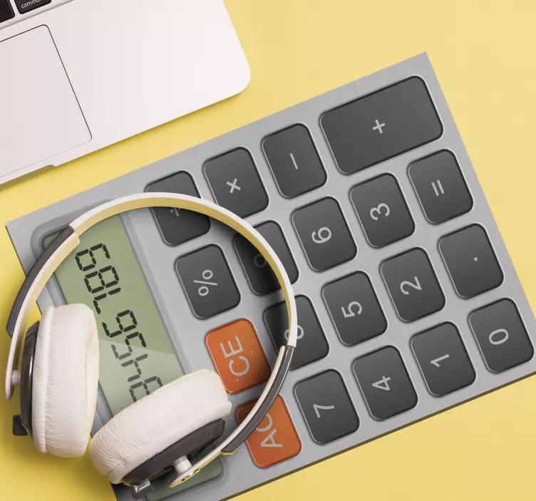 電卓オリジナルマウスパッド - TENSTICKERS