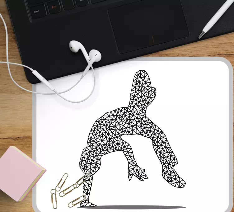 ヒップホップダンサー オリジナルマウスパッド - TENSTICKERS