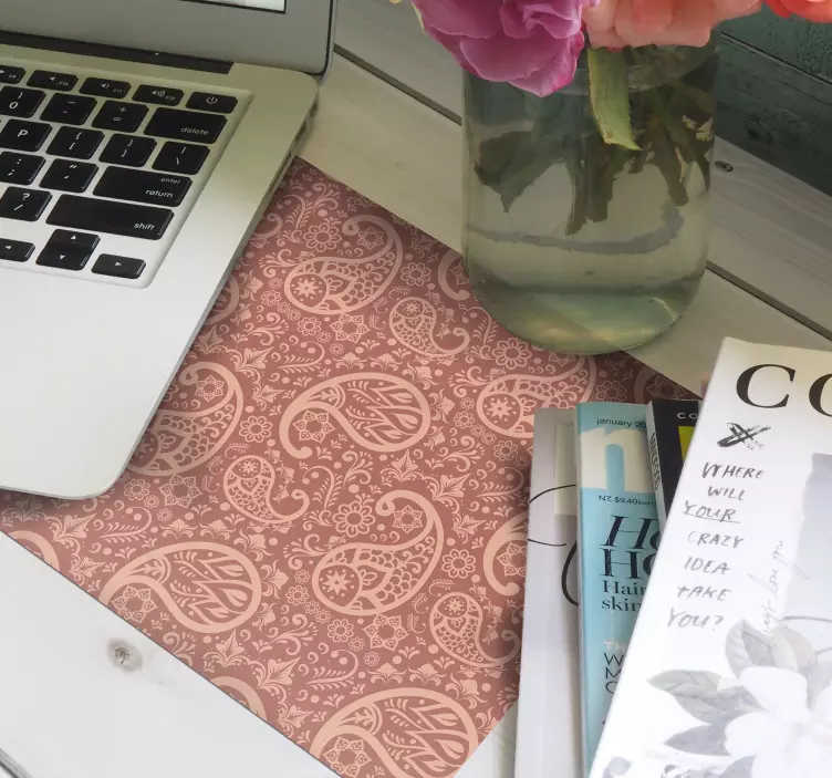 ペイズリー柄マウスパッド - TENSTICKERS