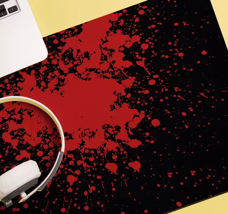 素晴らしい血のゲーミングマウスパッド - TENSTICKERS