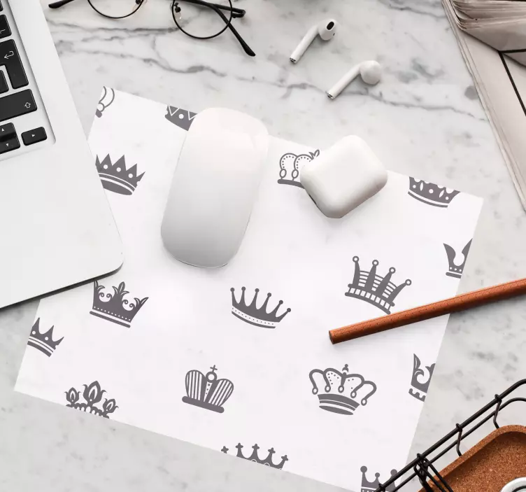 クラウンの種類オリジナルマウスパッド - TENSTICKERS