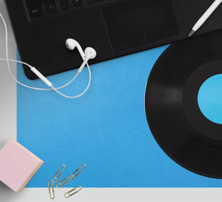 ビニールレコードオリジナルマウスパッド - TENSTICKERS