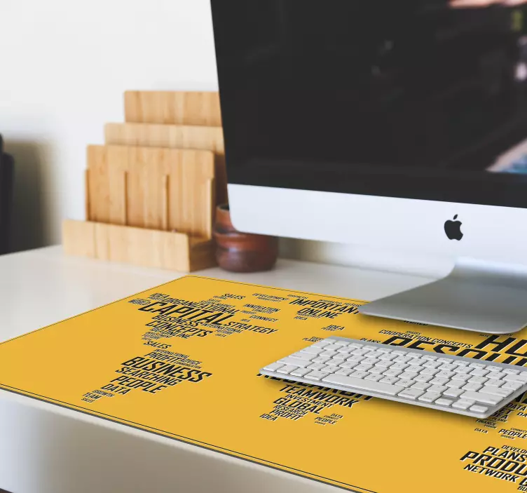 世界地図会社世界地図マウスパッド - TENSTICKERS