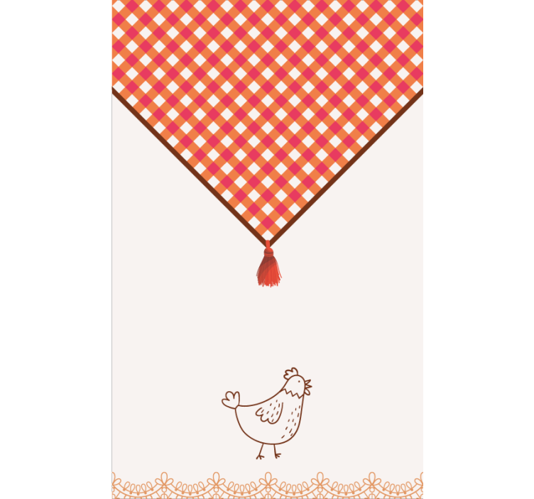 キッチン ロール スクリーン 伝統的なカントリースタイル - TENSTICKERS