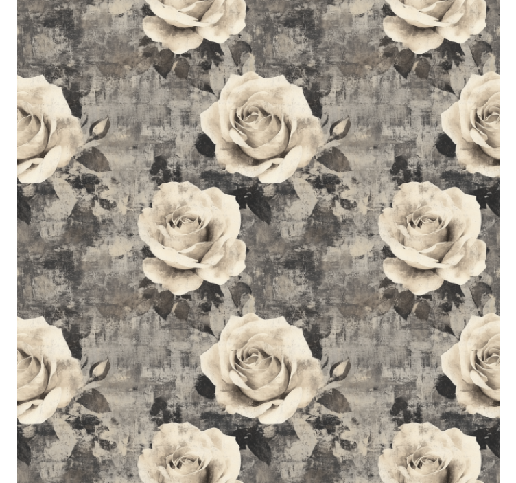 キッチン ロール スクリーン マルマーの花 - TENSTICKERS