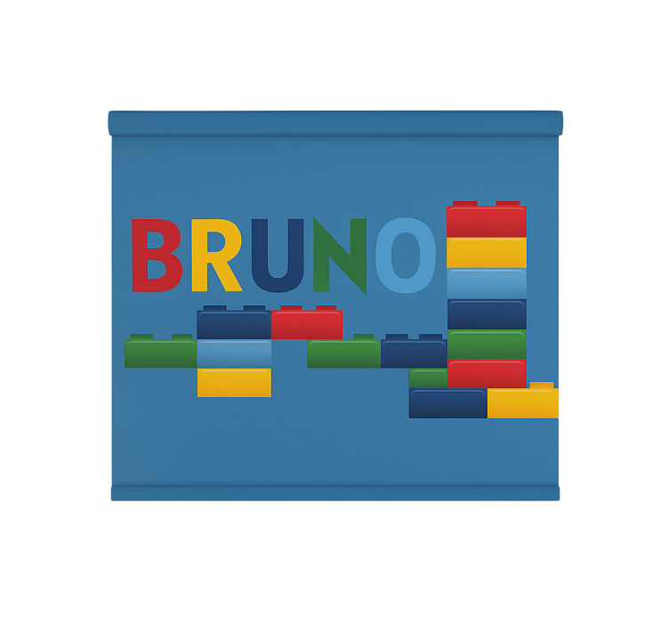 ブラインド 子供部屋 カラフルなおもちゃのブロック - TENSTICKERS