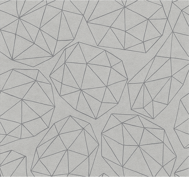 浴室 ブラインド 宝石の銀光沢 - TENSTICKERS