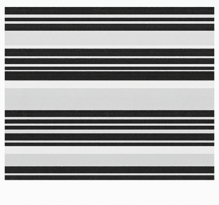 浴室 ブラインド righe bianco nero - TENSTICKERS