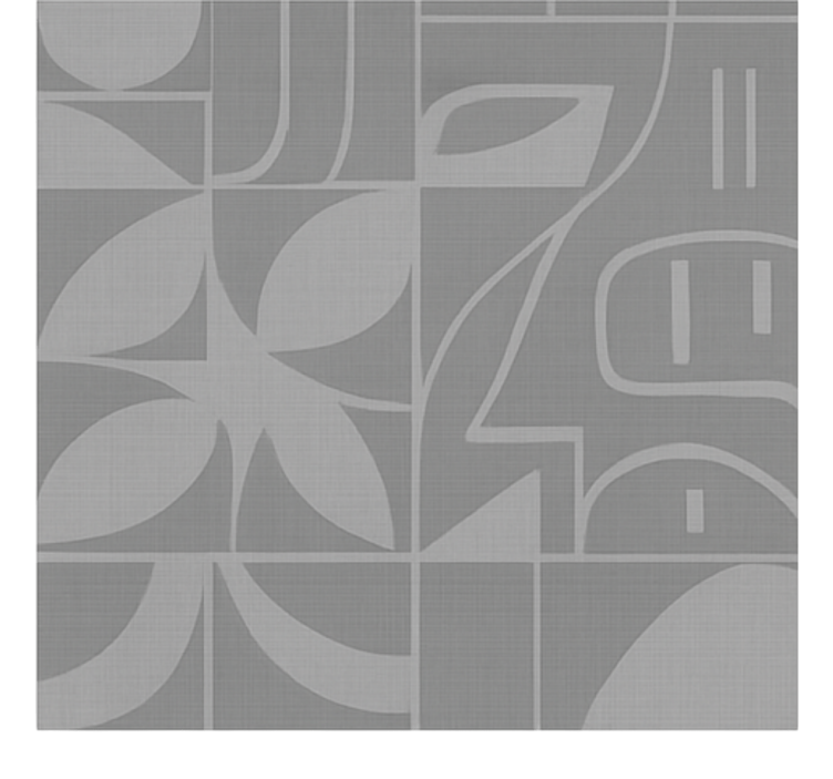 グレー ブラインド 抽象的なモダンなパターン - TENSTICKERS