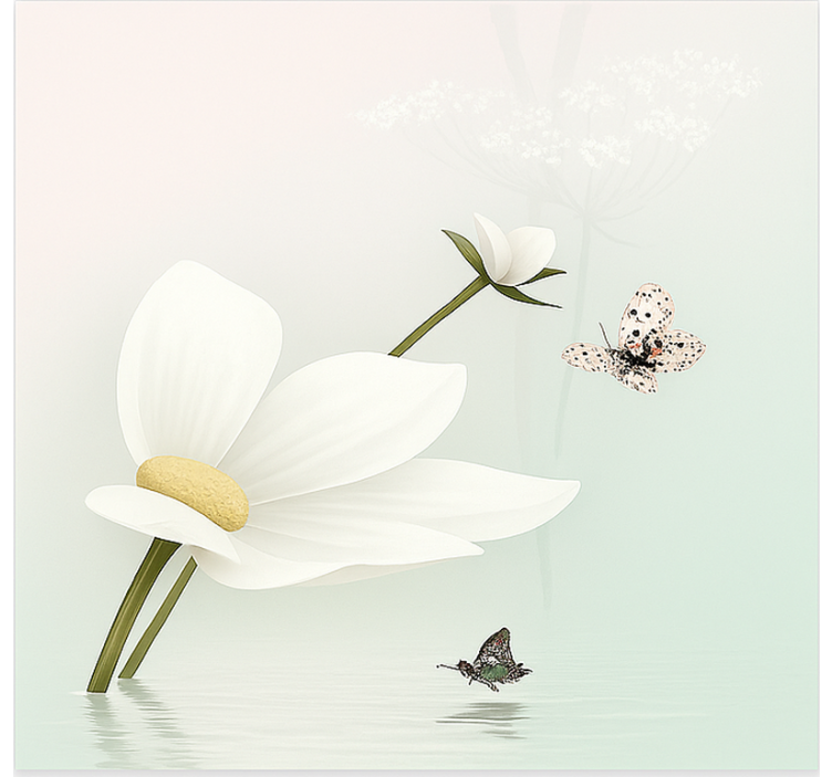 キッチン ロール スクリーン 幻想的なデイジーの反射 - TENSTICKERS