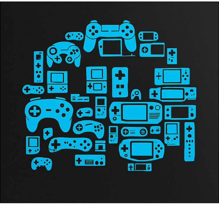 ブラインド オタク ゲームコントローラーボット - TENSTICKERS