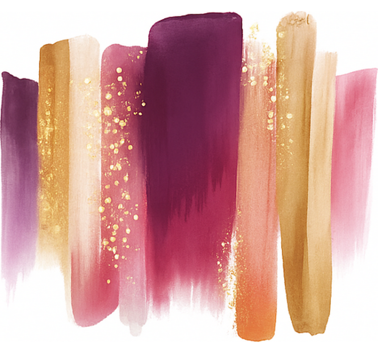 ブラインド テンネージャールーム 抽象的なストローク - TENSTICKERS