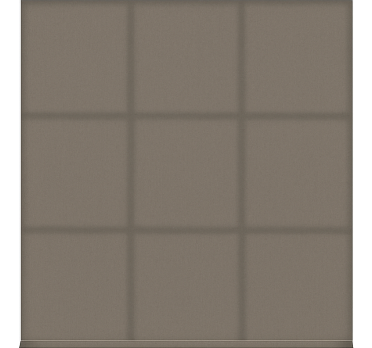 ダイニングルーム ブラインド クールブラウンの単色 - TENSTICKERS