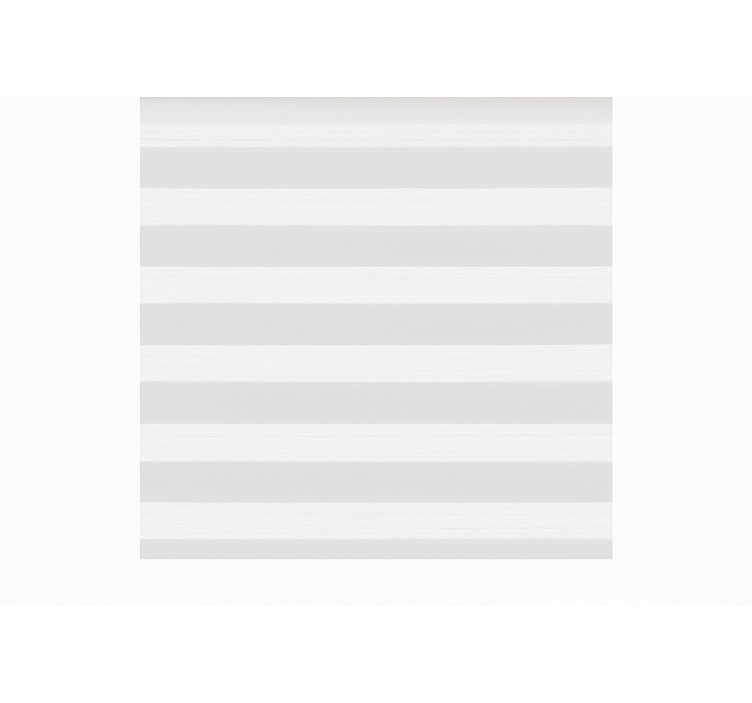 ダイニングルーム ブラインド 透明な白いストライプ - TENSTICKERS