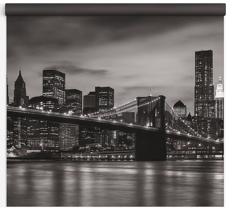 ブラインド オフィス 夜の街 - TENSTICKERS