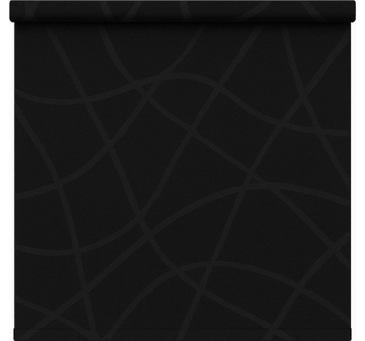 ブラインド オフィス 穏やかなブラック - TENSTICKERS