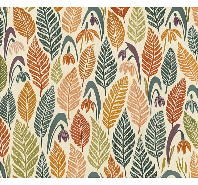 ブラインド 北欧 多彩なスノードロップの花 - TENSTICKERS