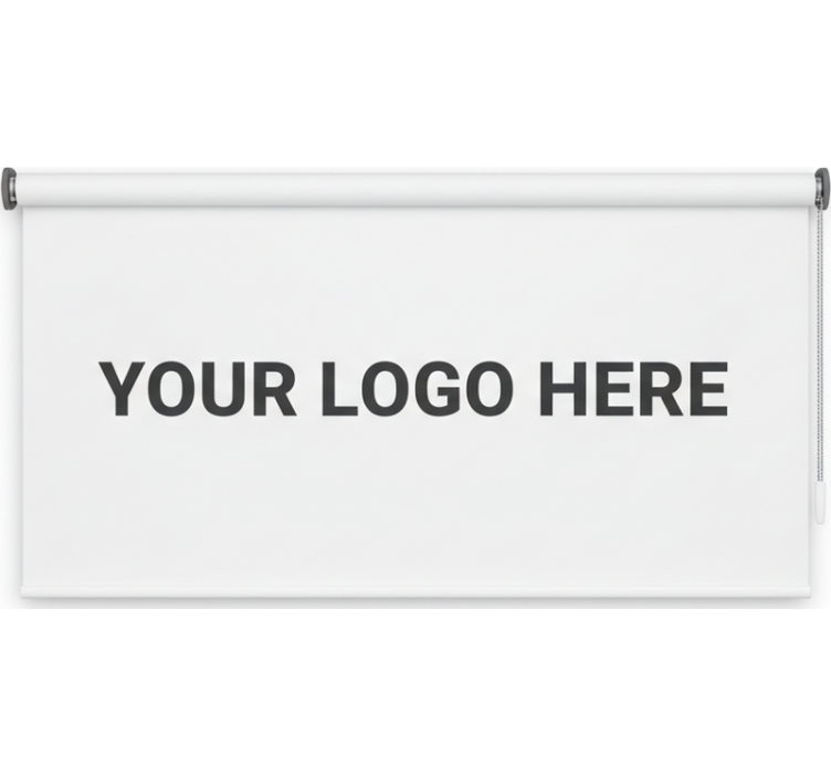 ブラインド オフィス カスタムビジネスロゴ - TENSTICKERS