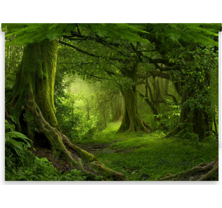 ブラインド 木 豊かな森の逃避行 - TENSTICKERS