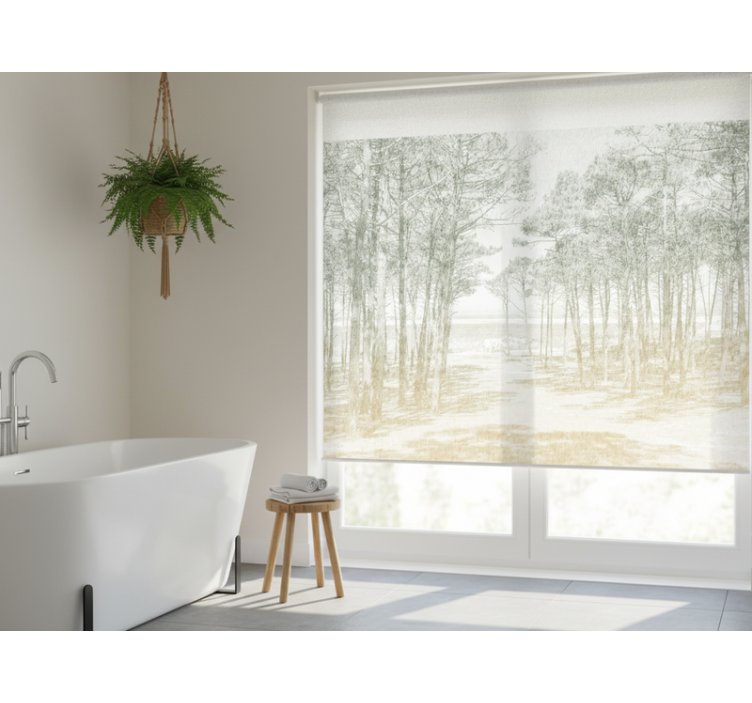 ブラインド 木 ヴィンテージフォレストショア - TENSTICKERS