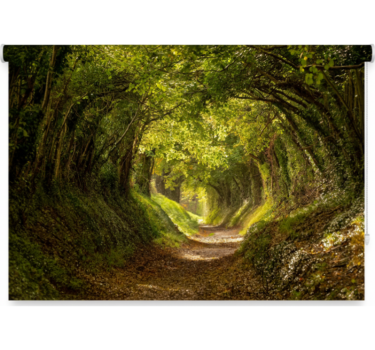 ブラインド 木 没入型森の壁画 - TENSTICKERS