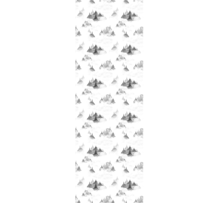 ホームオフィス ブラインド ダークフォレストシルエット - TENSTICKERS