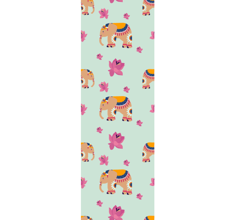 ブラインド 子供部屋 インディアンピーチエレファント - TENSTICKERS
