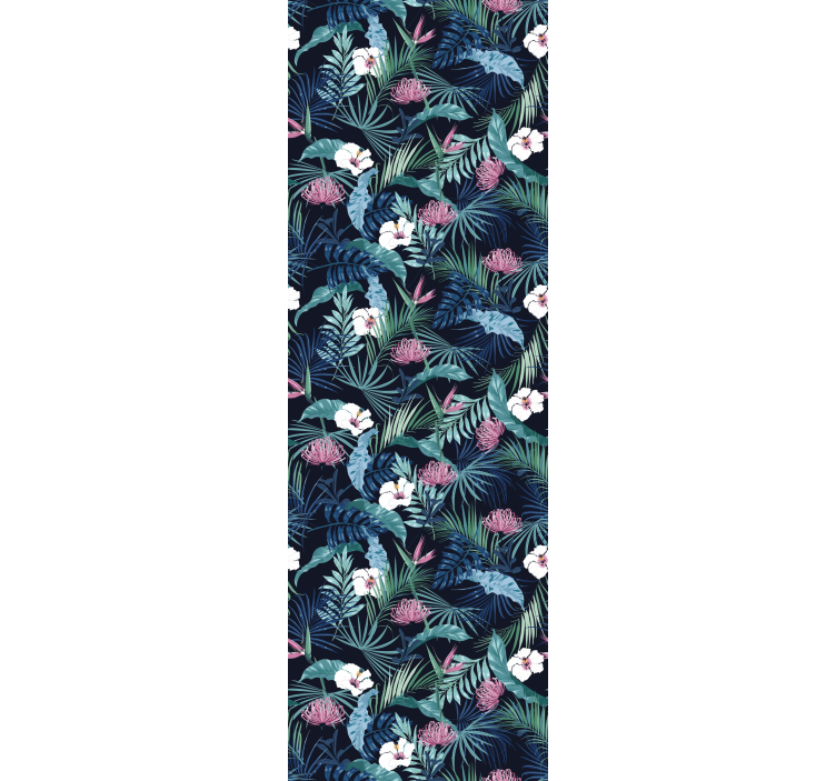 ブラインド オフィス エキゾチックプランツオンリーフス - TENSTICKERS