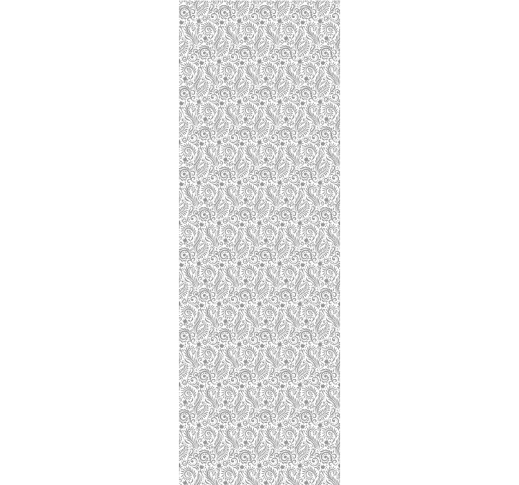 ブラインド オフィス アンティークな花の装飾 - TENSTICKERS