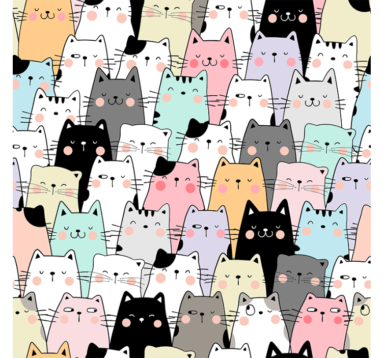 ブラインド テンネージャールーム 猫用 - TENSTICKERS