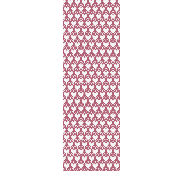 ロール スクリーン オシャレ ひねりのあるハート模様 - TENSTICKERS