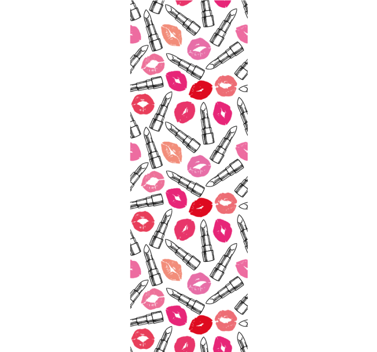 ロール スクリーン オシャレ リップスティックと唇 - TENSTICKERS